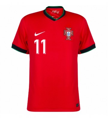 Portugal Joao Felix #11 Hjemmebanetrøje EM 2024 Kortærmet